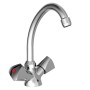SCHÜTTE Grifo mezclador bimando para lavabo SAVINO cromado de , Grifos - Ref: Foro24-438687, Precio: 44,01 €, Descuento: %