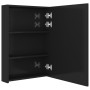 Armario de baño con espejo LED negro brillante 50x13x70 cm de vidaXL, Tocadores de baño - Ref: Foro24-326496, Precio: 117,77 ...