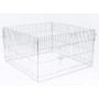 @Pet Recinto exterior para mascotas Complete metal 116x116x65 cm de , Casetas y cercados para perros - Ref: Foro24-445132, Pr...