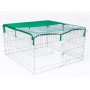 @Pet Recinto exterior para mascotas Complete metal 116x116x65 cm de , Casetas y cercados para perros - Ref: Foro24-445132, Pr...