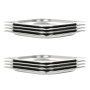 Bandejas Gastronorm 8 unidades GN 1/2 20 mm acero inoxidable de , Cubetas para mesas de vapor - Ref: Foro24-50885, Precio: 37...