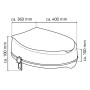 RIDDER Asiento de inodoro con tapa blanco 150 kg A0071001 de , Movilidad y accesibilidad - Ref: Foro24-421610, Precio: 64,96 ...