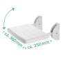 RIDDER Asiento plegable de ducha Eco blanco de , Asientos y bancos para duchas - Ref: Foro24-429778, Precio: 57,39 €, Descuen...