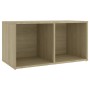 Mueble para TV madera contrachapada roble Sonoma 72x35x36,5 cm de , Muebles TV - Ref: Foro24-805528, Precio: 35,66 €, Descuen...