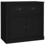 Aparador de madera contrachapada negro 70x35,5x67,5 cm de , Aparadores - Ref: Foro24-816425, Precio: 94,72 €, Descuento: %