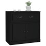 Aparador de madera contrachapada negro 70x35,5x67,5 cm de , Aparadores - Ref: Foro24-816425, Precio: 94,72 €, Descuento: %