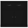 Aparador de madera contrachapada negro 70x35,5x67,5 cm de , Aparadores - Ref: Foro24-816425, Precio: 94,72 €, Descuento: %
