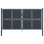 Puerta de jardín de acero gris antracita 300x175 cm de , Puertas de jardín - Ref: Foro24-144527, Precio: 600,45 €, Descuento: %
