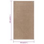 Alfombra de pelo corto marrón 80x150 cm de , Alfombras - Ref: Foro24-340353, Precio: 33,58 €, Descuento: %