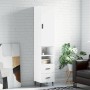 Aparador alto madera contrachapada blanco 34,5x34x180 cm de , Aparadores - Ref: Foro24-3198929, Precio: 111,82 €, Descuento: %