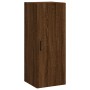 Aparador alto madera contrachapada roble marrón 34,5x34x180 cm de , Aparadores - Ref: Foro24-3198936, Precio: 119,80 €, Descu...