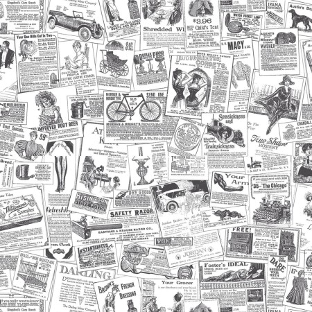 Homestyle Papel pintado Papers negro y blanco de , Papel pintado - Ref: Foro24-434253, Precio: 34,39 €, Descuento: %