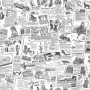 Homestyle Papel pintado Papers negro y blanco de , Papel pintado - Ref: Foro24-434253, Precio: 34,39 €, Descuento: %