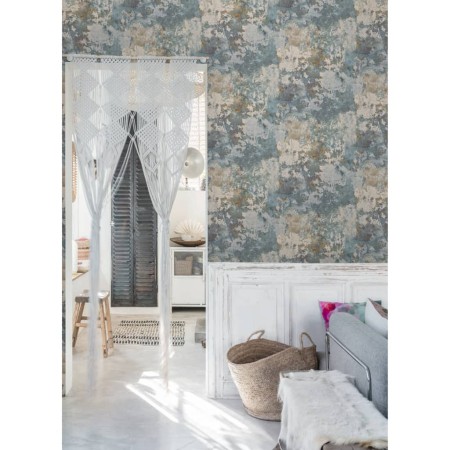 DUTCH WALLCOVERINGS Papel pintado hormigón gris y verde de , Papel pintado - Ref: Foro24-437374, Precio: 29,21 €, Descuento: %