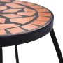 Mesitas de mosaico 3 uds cerámica terracota de , Soportes para macetas - Ref: Foro24-46701, Precio: 89,20 €, Descuento: %