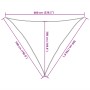 Toldo de vela rojo HDPE 160 g/m² 5x5x6 m de , Sombrillas - Ref: Foro24-311650, Precio: 36,40 €, Descuento: %