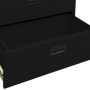 Armario archivador de acero negro 90x46x134 cm de , Armarios archivadores - Ref: Foro24-336296, Precio: 368,69 €, Descuento: %