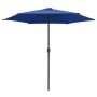 Sombrilla de jardín con palo de aluminio azul azure 270x246 cm de , Sombrillas - Ref: Foro24-47351, Precio: 61,66 €, Descuent...