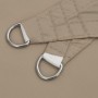 Toldo de vela triangular tela Oxford gris taupe 5x5x6 m de , Sombrillas - Ref: Foro24-135458, Precio: 37,56 €, Descuento: %