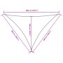 Toldo de vela triangular tela Oxford gris taupe 5x5x6 m de , Sombrillas - Ref: Foro24-135458, Precio: 37,56 €, Descuento: %