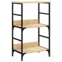 Estantería de madera de ingeniería roble Sonoma 50x33x82 cm de , Librerías y estanterías - Ref: Foro24-835265, Precio: 44,41 ...
