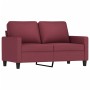 Juego de sofás con cojines 4 piezas tela rojo tinto de , Sofás - Ref: Foro24-3201442, Precio: 627,25 €, Descuento: %