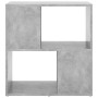 Librería de madera contrachapada gris hormigón 60x24x63 cm de , Librerías y estanterías - Ref: Foro24-809066, Precio: 33,89 €...