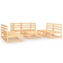 Juego de muebles de jardín 7 piezas madera maciza de pino de , Conjuntos de jardín - Ref: Foro24-3075414, Precio: 411,98 €, D...