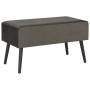 Mesa de centro de terciopelo gris 80x40x46 cm en Mesas de centro | Comprar online en Foru.es