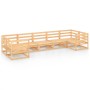 Juego de muebles de jardín 7 piezas madera maciza de pino de , Conjuntos de jardín - Ref: Foro24-3076249, Precio: 395,98 €, D...
