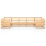 Juego de muebles de jardín 7 piezas madera maciza de pino de , Conjuntos de jardín - Ref: Foro24-3076249, Precio: 395,98 €, D...
