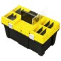 Caja de herramientas de plástico amarillo 595x337x316 mm de , Cajas de herramientas - Ref: Foro24-146270, Precio: 51,98 €, De...
