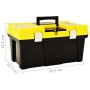 Caja de herramientas de plástico amarillo 595x337x316 mm de , Cajas de herramientas - Ref: Foro24-146270, Precio: 51,98 €, De...