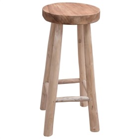 Taburete de cocina de madera de teca de , Taburetes de cocina - Ref: Foro24-244545, Precio: 178,40 €, Descuento: %