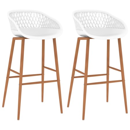Taburetes de cocina 2 unidades blanco de , Taburetes de cocina - Ref: Foro24-248153, Precio: 158,22 €, Descuento: %