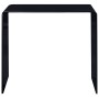 Mesa de centro de vidrio templado negro 50x50x45 cm de , Mesas de centro - Ref: Foro24-284723, Precio: 159,14 €, Descuento: %