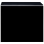 Mesa de centro de vidrio templado negro 50x50x45 cm de , Mesas de centro - Ref: Foro24-284723, Precio: 159,14 €, Descuento: %