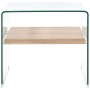Mesa de centro de vidrio templado transparente 50x50x45 cm de , Mesas de centro - Ref: Foro24-284742, Precio: 176,19 €, Descu...