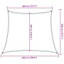 Toldo de vela HDPE beige 160 g/m² 4/5x4 m de , Sombrillas - Ref: Foro24-311161, Precio: 38,77 €, Descuento: %