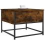 Mesa de centro madera contrachapada roble ahumado 51x51x40 cm de , Mesas de centro - Ref: Foro24-833977, Precio: 42,69 €, Des...
