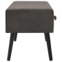 Mesa de centro de terciopelo gris 80x40x46 cm en Mesas de centro | Comprar online en Foru.es