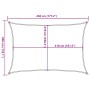 Toldo de vela amarillo HDPE 160 g/m² 3x4,5 m de , Sombrillas - Ref: Foro24-311568, Precio: 33,69 €, Descuento: %