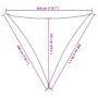 Toldo de vela naranja HDPE 160 g/m² 3x3x3 m de , Sombrillas - Ref: Foro24-311692, Precio: 20,85 €, Descuento: %