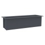 Jardineras para europalés 12 uds PP gris 36x13,5x9,5 cm de , Maceteros y jardineras - Ref: Foro24-318302, Precio: 59,59 €, De...