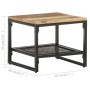 Mesa auxiliar de madera maciza reciclada 40x40x35 cm de , Mesas auxiliares - Ref: Foro24-320242, Precio: 54,28 €, Descuento: %