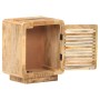 Mesita de noche de madera de mango rugosa 40x30x50 cm de , Mesitas de noche - Ref: Foro24-320462, Precio: 114,56 €, Descuento: %