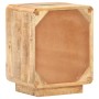 Mesita de noche de madera de mango rugosa 40x30x50 cm de , Mesitas de noche - Ref: Foro24-320462, Precio: 114,56 €, Descuento: %