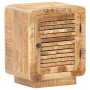 Mesita de noche de madera de mango rugosa 40x30x50 cm de , Mesitas de noche - Ref: Foro24-320462, Precio: 114,56 €, Descuento: %