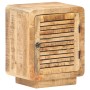 Mesita de noche de madera de mango rugosa 40x30x50 cm de , Mesitas de noche - Ref: Foro24-320462, Precio: 114,56 €, Descuento: %