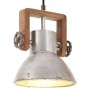 Lámpara colgante industrial 25 W plateada redonda 19 cm E27 de , Lámparas - Ref: Foro24-320531, Precio: 40,22 €, Descuento: %